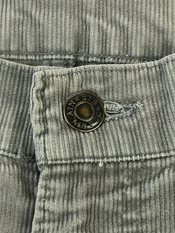 【中古品】【メンズ】 J.C.PENNY ペニー-PLAIN POCKETS- USA製 80S CORDUROY PANTS コーデュロイ パンツ ボトムス ズボン 157-240905-me-14-min サイズ：34×33 カラー：グレー 万代Net店