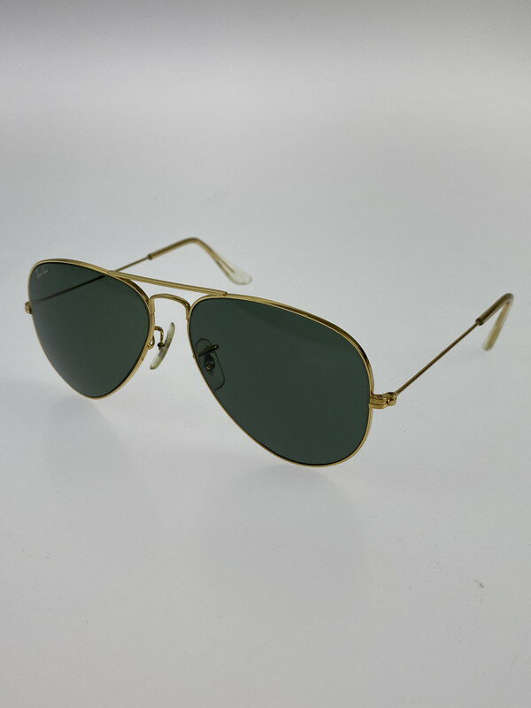 楽天スーパーSALE 30%OFF〜【中古】【メンズ】 Ray-Ban レイバン B&L社ボシュロム製 L0205 USA製 70-80 SAVIATERSUNGLASSES ティアドロップ サングラス 203-241005-ab-6-min サイズ：58□14 カラー：フレーム：ゴールド、レンズ：グレー 万代Net店