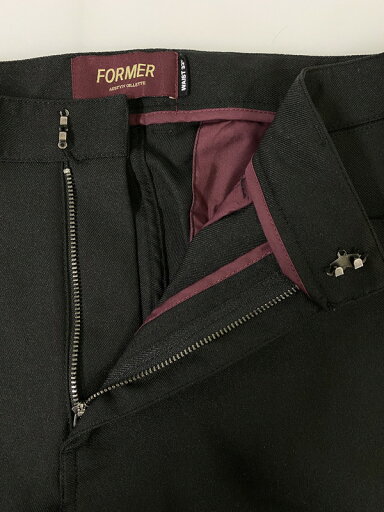 【中古品】【メンズ】 FORMER フォーマ― POLYESTER PANT ボトムス ズボン パンツ 153-241008-AS-21-min カラー:ブラック 万代Net店