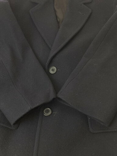 【中古品】【メンズ】 LONDON FOG ロンドンフォグ USA製 80S WOOL CHESTER COAT 80年代 ウール チェスター コート アウター 146-241017-jt-11-min サイズ:38-SHORT カラー:ブラック 万代Net店