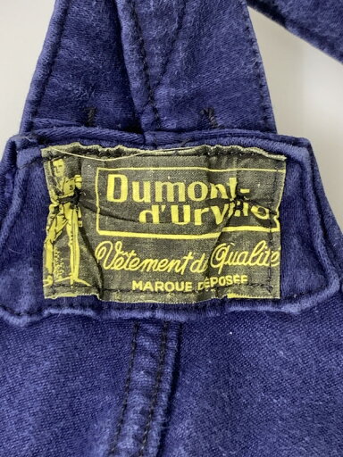 【中古品】【メンズ】 A DUMONT D'URVILLE デュモンデュルヴィル 70-80S BLUE MOLESKIN FRENCH WORK OVERALL オーバーオール 157-241023-AS-9-min カラー:パープル系 万代Net店