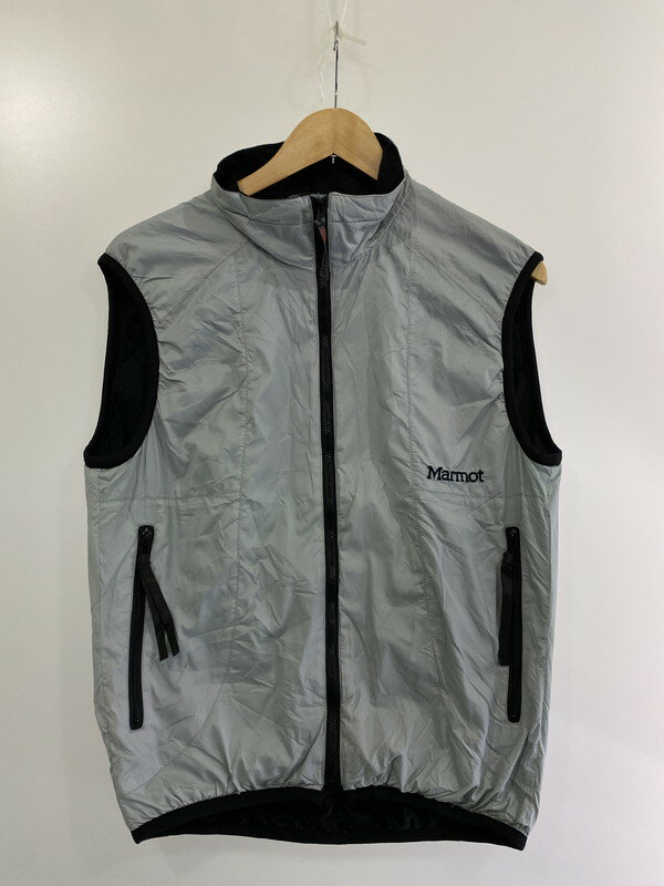 【中古品】【メンズ】 MARMOT マーモット NYLON VEST ナイロンベスト 144-241105-me-14-min サイズ:M カラー:グレー系 万代Net店