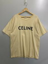 【中古品】【メンズ】 CELINE セリーヌ 2X681671Q プリント ルーズTシャツ 半袖トップス 141-241105-me-71-min サイズ:XL カラー:クリーム 万代Net店