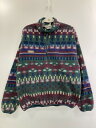【中古品】【レディース】 Columbia コロンビア 8571WL6780 USA製 HALF ZIP FLEECE JACKET ハーフジップ フリース ジャケット アウター 169-241121-cn-07-min サイズ:XL カラー:グリーン系/マルチカラー 万代Net店(4)