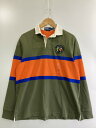 【中古美品】【メンズ】 Polo by Ralph Lauren ポロバイラルフローレン CLASSIC FIT STRIPED JERSEY クラシックフィット ストライプ ジャージ トップス ポロシャツ 147-241213-jt-05-min サイズ:M カラー:オリーブ/オレンジ/ブルー 万代Net店