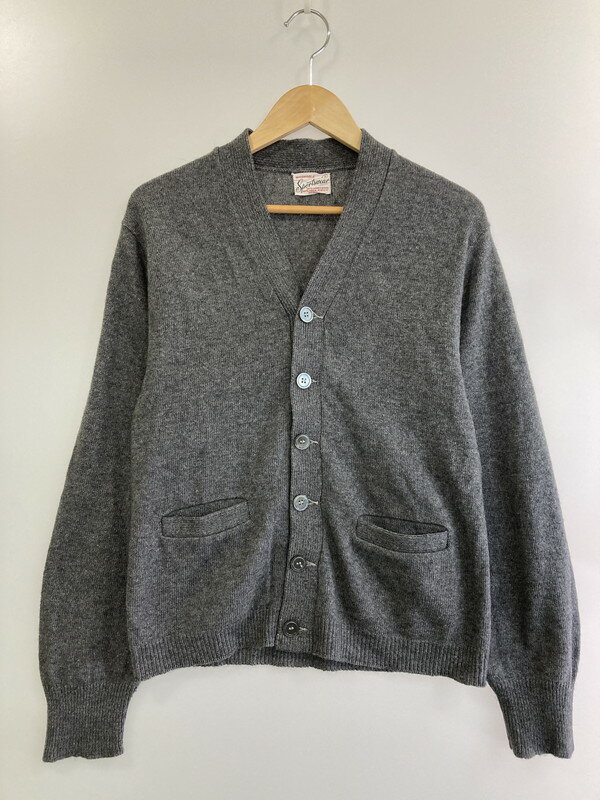 【中古品】【メンズ】 SPORTSWEAR スポーツウエア SOLID KNIT CARDIGAN ソリッドニットカーディガン 146-241225-ks-21-min サイズ：S カラー：グレー 万代Net店