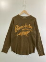 【中古品】【メンズ】 FREEWHEELERS フリーホイーラーズ POWER LUBE MOTOR OIL CREW NECK LONGSLEEVE SHIRTS クルーネックロングスリーブシャツ トップス 145-241230-ks-06-min サイズ:42 カラー:ブラウン 万代Net店(4)