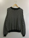 【中古品】【メンズ】 NUMBERS ナンバーズ 90S 総柄アクリルニットセーター 90年代 メンズ トップス 146-250109-em-10-min カラー:グレー/ダークグレー 万代Net店(4)