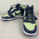 【中古美品】【メンズ】 NIKE ナイキ WOMEN'S DUNK HIGH ウィメンズ ダンク ハイ PISTACHIO AND MIDNIGHT NAVY ...