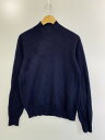 【中古品】【メンズ】 WILLIAMSON ウィリアムソン HIGH NECK CASHMERE LS KNIT ニット セーター ハイネック 146-250121-AS-28-min サイズ:M カラー:ネイビー 万代Net店