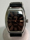 【中古品】【メンズ】 SAAD サード ブラックオニキス クォーツ腕時計 191-250122-AS-15-min カラー:ブラック 万代Net店