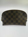【中古品】【レディース】 LOUIS VUITTON ルイ・ヴィトン ダミエ/ポシェット・コスメティック PM N47516 CA1014 ポーチ 179-25...