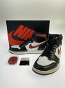【中古品】【メンズ】 NIKE ナイキ 555088-061 AIR JORDAN 1 RETRO HIGH OG GYM RED 靴 シューズ スニーカー 1...