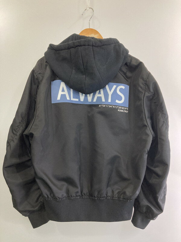【中古品】【メンズ】 Valentino ヴァレンチノ ALWAYS HOODED MA-1 オールウェイズ フーデッド 141-250301-ks-45-min カラー：ブラック 万代Net店