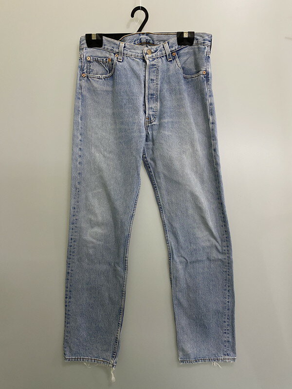 【中古品】【メンズ】 LEVI'S リーバイス 米国製 96年7月製造 501 DENIM PANTS デニムパンツ ボトムス 157-250316-cn-7-min サイズ:34×32 カラー:ライトインディゴブルー 万代Net店