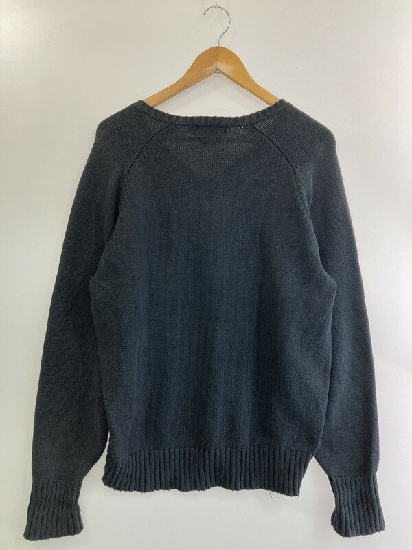 【中古品】【メンズ】 RALPH LAUREN ラルフローレン 90S COTTON V NECK KNIT コットンネックニット 146-250320-ks-19-min サイズ：M カラー：ブラック 万代Net店