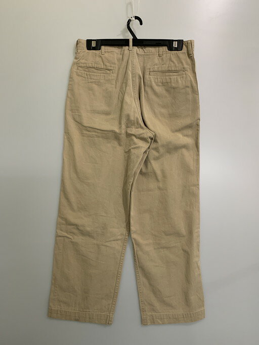 【現状渡し品】【メンズ】 US ARMY ユーエスアーミー 50S M-45 COTTON CHINO TROUSERS チノトラウザー 157-250321-ks-11-min サイズ：33×33 カラー：ベージュ 万代Net店