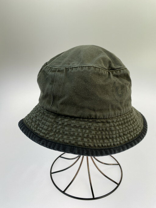 【現状渡し品】【メンズ/レディース】 STUSSY ステューシー 紺タグ 90S BUCKET HAT 帽子 バケットハット 185-250409-AS-11-min サイズ：LARGE/X-RARGE カラー：カーキ 万代Net店