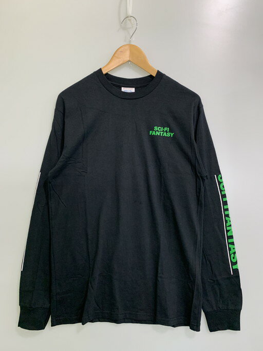 【中古品】【メンズ】 SCI-FI FANTASY サイファイファンタジー SLEEVE PRINT L S TEE Tシャツ トップス 142-250411-ks-47-min サイズ：M カラー：ブラック 万代Net店