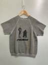【現状渡し品】【メンズ】 USED 推定70-80'S STAR WARS CUT OFF SWEATSHIRT スウェットシャツ 146-250411-ks-60-min カラー:グレー 万代Net店