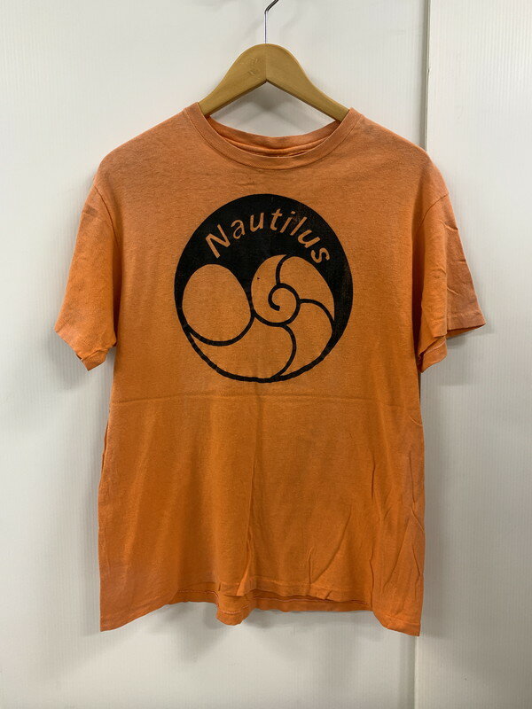 【中古品】【メンズ】 HANES ヘインズ 70-80'S "NAUTILUS" S S TEE ショートスリーブ 146-250414-AS-37-min サイズ:M カラー:オレンジ 万代Net店