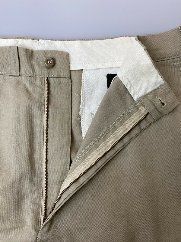 【中古品】【メンズ】 SEARS 70S PERMA-PREST PANT シアーズ 70年代 パーマプレスト パンツ ボトムス 157-250417-jt-23-min カラー：ベージュ 万代Net店