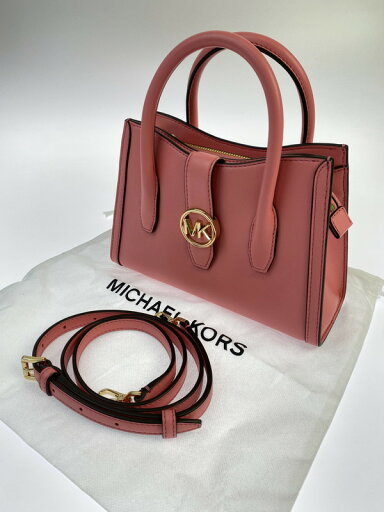 【中古美品】【レディース】 Michael Kors マイケルコース TOP ZIP CURVE SATCHEL カバン バッグ 188-250420-AS-12-min カラー:ピンク 万代Net店 【中古美品】【レディース】 Michael Kors マイケルコース TOP ZIP CURVE SATCHEL カバン バッグ 188-250420-AS-12-min カラー:ピンク 万代Net店