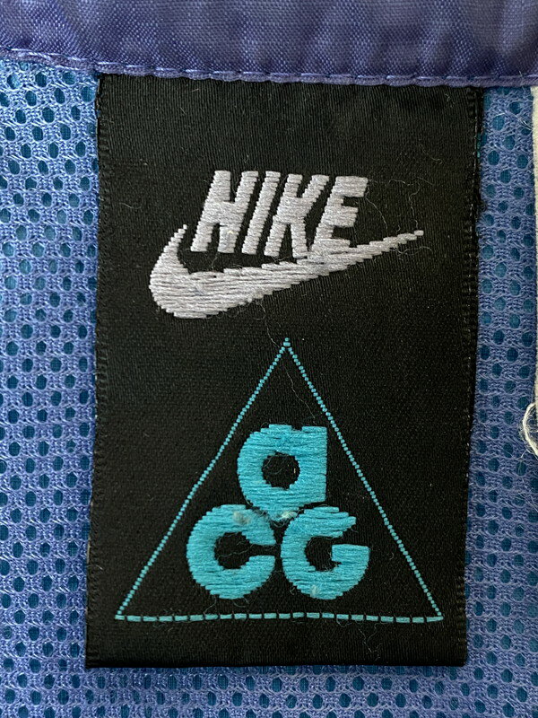 【中古品】【メンズ】 NIKE ACG ナイキ エーシージー 90'S NYLON JACKET ナイロンジャケット メンズ アウター アウトドア 長袖 146-250427-em-19-min サイズ：M カラー：ブルー 万代Net店