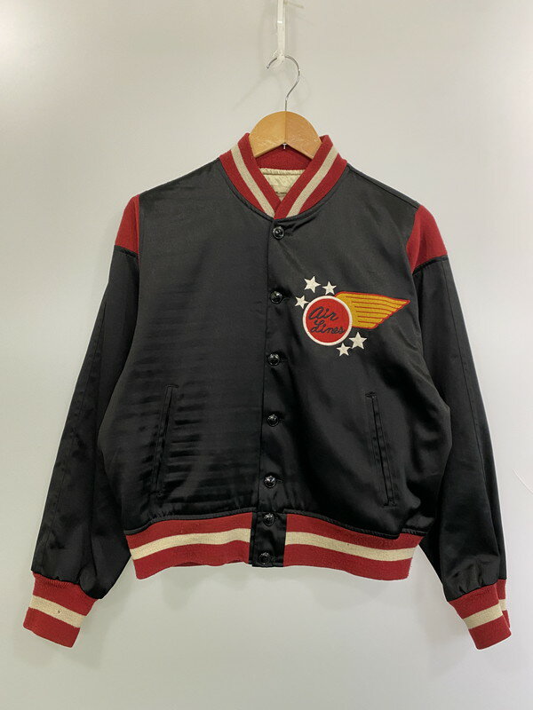 【中古品】【メンズ】 CRYSTAL MINT クリスタル ミント スタジャン メンズ ブルゾン アウター 東洋エンタープライズ 145-250427-em-24-min サイズ:M カラー:ブラック 万代Net店