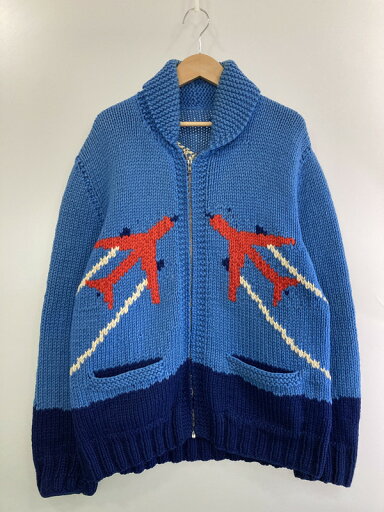 【現状渡し品】【メンズ】 VINTAGE ヴィンテージ 50-60S 飛行機柄カウチンニット 146-250427-ks-37-min サイズ:不明 カラー:ブルー 万代Net店 【現状渡し品】【メンズ】 VINTAGE ヴィンテージ 50-60S 飛行機柄カウチンニット 146-250427-ks-37-min サイズ:不明 カラー:ブルー 万代Net店