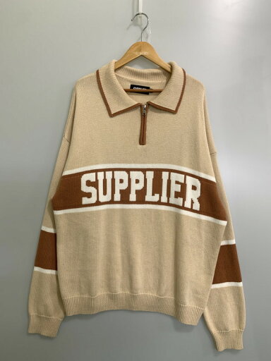【中古品】【メンズ】 SUPPLIER サプライヤー HALFZIPKNIT ハーフジップ ニット 142-250428-AS-37-min サイズ:XL カラー:ベージュ系 万代Net店 【中古品】【メンズ】 SUPPLIER サプライヤー HALFZIPKNIT ハーフジップ ニット 142-250428-AS-37-min サイズ:XL カラー:ベージュ系 万代Net店