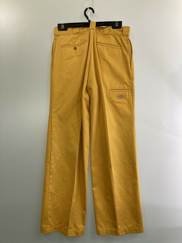 【中古品】【メンズ】 HYSTERIC GLAMOUR ヒステリックグラマー DICKIES 23SS HG KINKY CARD DOUBLE KNEE WORK PANT 02231AP01 ディッキーズ ダブルニー ワークパンツ ボトムス 151-250517-yn-19-min サイズ：32inch カラー：イエロー 万代Net店