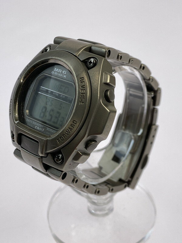 【中古品】【メンズ】 CASIO カシオ G-SHOCK MRG-200T-7 ジーショック フルメタルチタン デジタル クオーツ腕時計 196-250521-yn-02-min カラー：シルバー 万代Net店