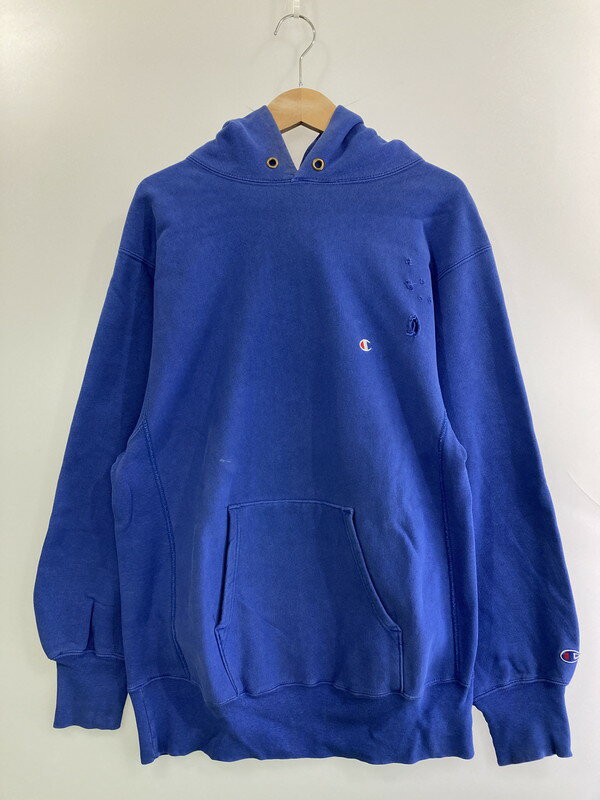 【現状渡し品】【メンズ】 Champion チャンピオン 90S REVERSE WEAVE HOODIE リバースウィーブ フーディ 90年代 パーカー メンズ トップス 146-250529-em-10-min サイズ：XL カラー：ブルー 万代Net店
