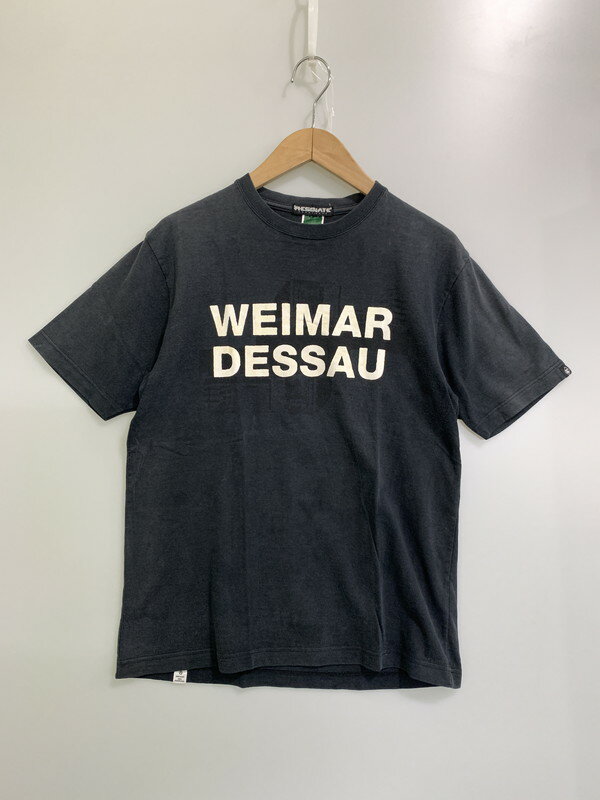 【現状渡し品】【メンズ】 RESONATE GOOD ENOUGH WEIMAR DESSAU PRINT TEE リゾネイトグッドイナフ プリントTシャツ 半袖Tシャツ トップス 142-250602-yn-23-min サイズ:02 カラー:ブラック 万代Net店