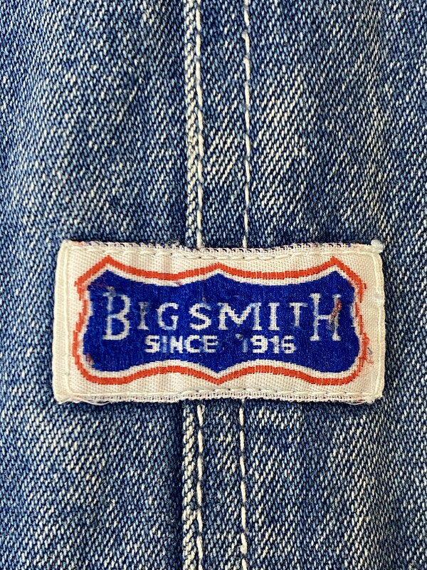 【中古品】【メンズ】 BIG SMITH ビッグスミス DENIM OVERALL デニム オーバーオール 157-250619-ks-48-min サイズ：36×34 カラー：インディゴ 万代Net店