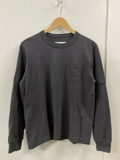 【中古品】【メンズ】 Sacai サカイ 23-0587S 23SS GRAPHIC LS TEE Tシャツ トップス 140-250706-ks-01-min サイズ:1 カラー:グレー 万代Net店