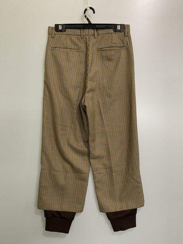 【中古品】【メンズ】 MISTERGENTLEMAN ミスタージェントルマン MGP-TR16 RIB LAYERED WOOL PANTS レイヤードウールパンツ 151-250710-ks-82-min サイズ：M カラー：ブラウン系 万代Net店