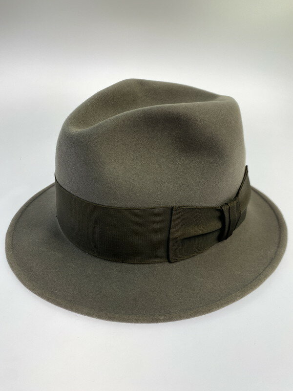 【中古品】【メンズ】 WOOLF BROTHERS ウルフ ブラザーズ KNOX TWENTY HAT ノックス トゥエンティ ハット 帽子 185-250718-em-15-min サイズ：7 1/8 カラー：ブラウン 万代Net店