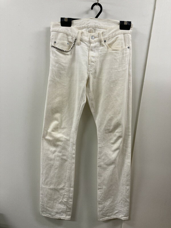 【現状渡し品】【メンズ】 HYSTERIC GLAMOUR ヒステリックグラマー DENIM PANTS 0241AP15 スタッズスリムホワイトデニムパンツ ボトムス 151-250725-yn-15-min サイズ:30 カラー:ホワイト 万代Net店
