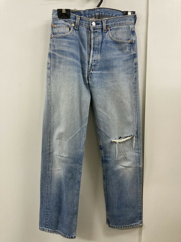【現状渡し品】【メンズ】 Levi's リーバイス 90'S 501 DENIM PANTS バレンシア工場 90年代 501 デニム パンツ ジーンズ ボトムス ジーパン 157-250728-em-17-min サイズ：W30×L36 カラー：インディゴブルー 万代Net店