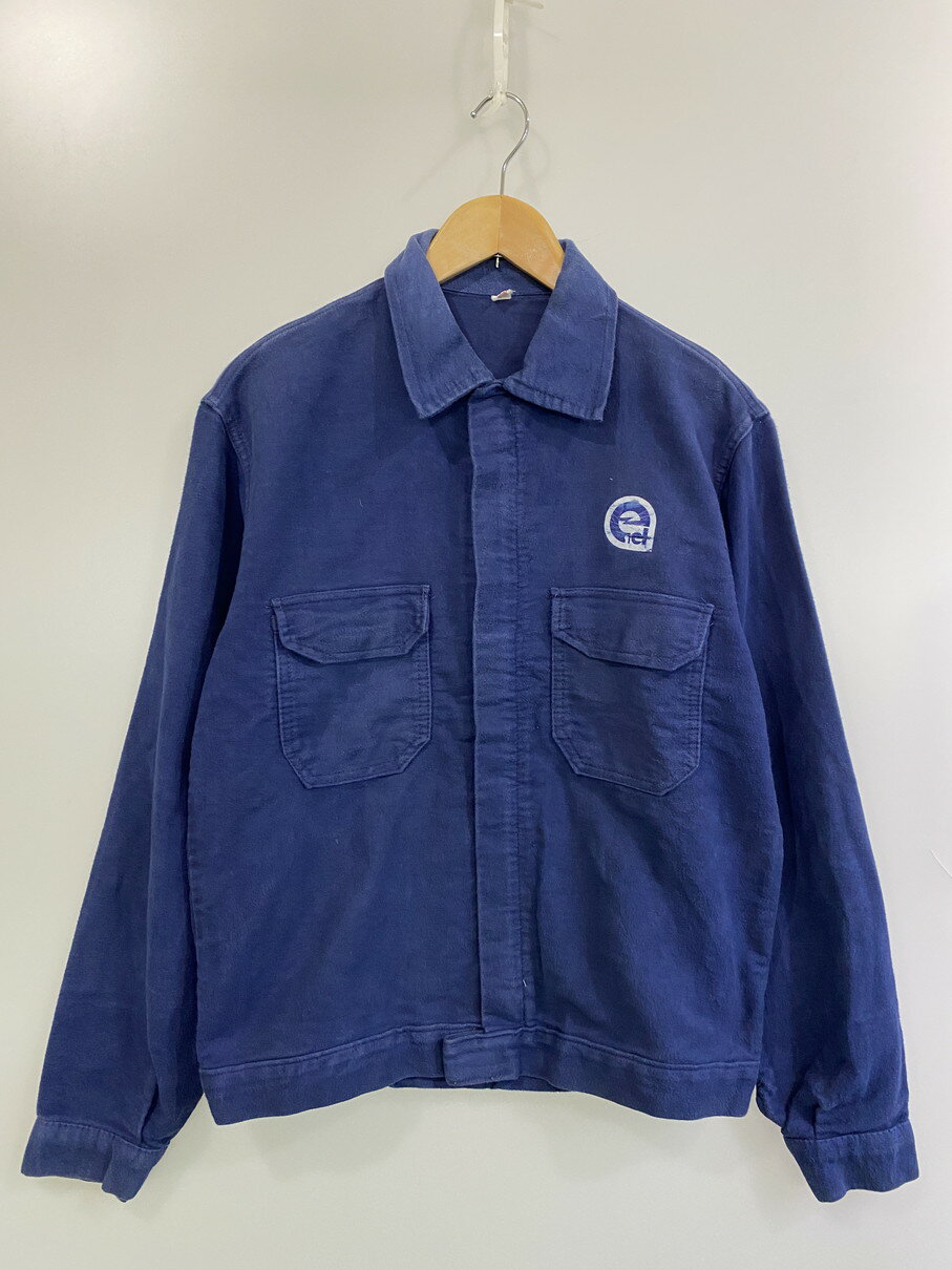 【中古品】【メンズ】 EURO VINTAGE ユーロヴィンテージ WORKJACKET ワークジャケット ライトアウター 146-250827-AS-17-min サイズ:48 カラー:ネイビー 万代Net店