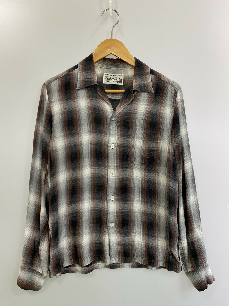 訳あり　ワコマリア オンブレチェックシャツ 長袖 ホワイトLサイズ Amazon.co.jp: [OURECO] WACKO MARIA ワコマリア シャツ 長袖