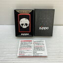 【中古美品】【メンズ/レディース】 ZIPPO ジッポ ZIPPO ジッポ SKULL DESIGN スカルデザイン ドクロ USA製 オイルライター アクセサ...