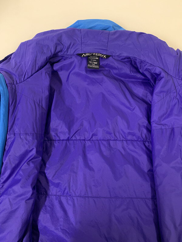 【中古品】【メンズ】 ARC'TERYX アークテリクス ATOM LT HOODY 00'S アトム エルティー フーディー メンズ アウター 軽め 144-250926-em-31-min サイズ：L カラー：ブルー 万代Net店