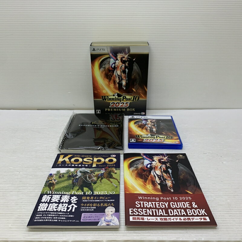 【中古品】 PlayStation5 Winning Post 10 2025 PREMIUM BOX CERO区分:A ゲームソフト 026-251004-kk-3-min 万代Net店