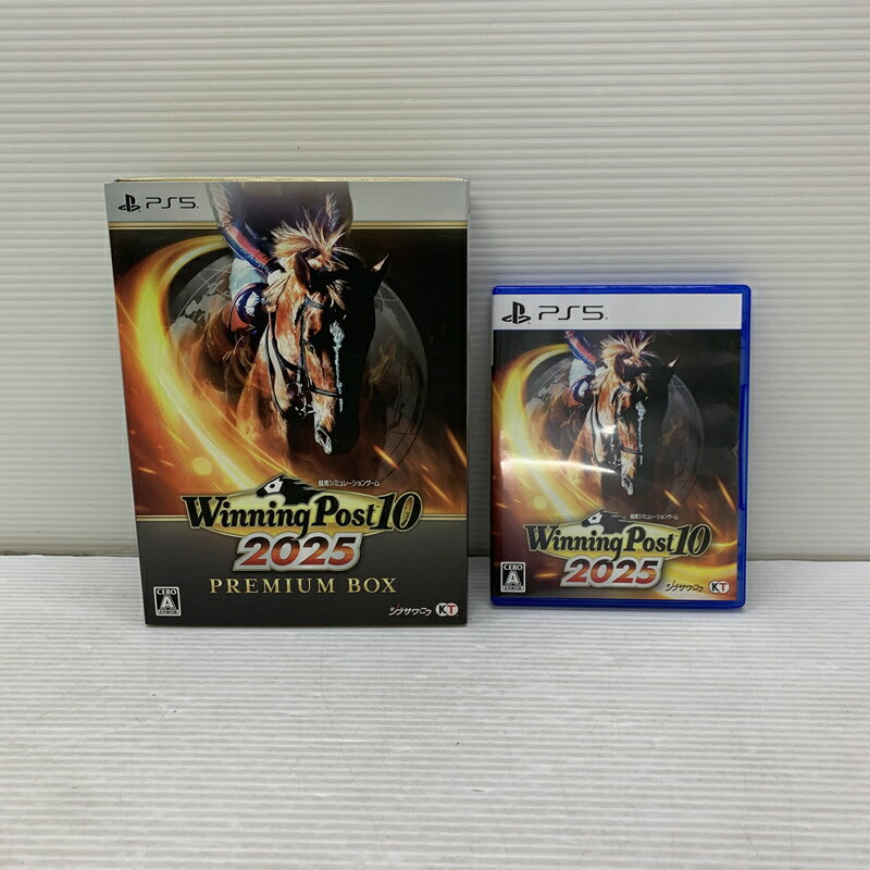 【中古品】 PlayStation5 Winning Post 10 2025 PREMIUM BOX CERO区分:A ゲームソフト 026-251004-kk-3-min 万代Net店