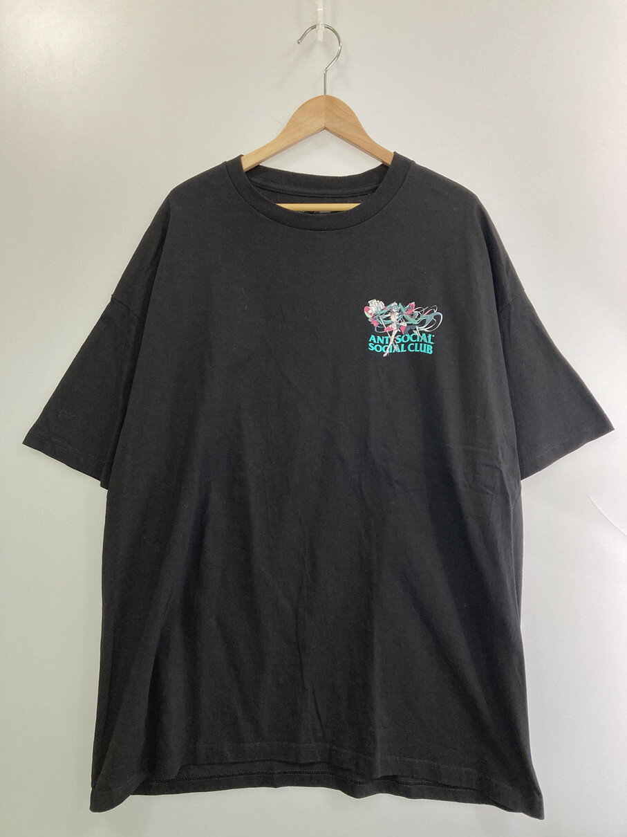 【中古品】【メンズ】 ANTI SOCIAL SOCIAL CLUB アンチ ソーシャル ソーシャル クラブ x GOODSMILE RACING VIRTUAL ECHO TEE Tシャツ トップス 142-251012-ks-70-min サイズ：2XL カラー：ブラック 万代Net店