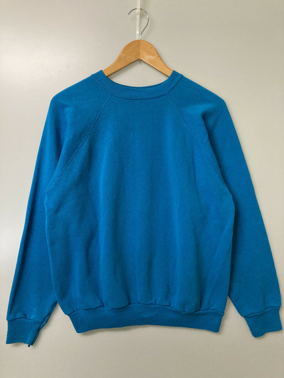 【現状渡し品】【メンズ】 TULTEX タルテックス 80S BLANK SWEATSHIRT TARQUAISE スウェット トレーナー 146-251015-AS-26-min サイズ：L カラー：ブルー 万代Net店(4)