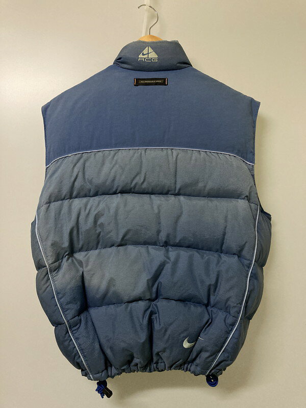 【中古品】【メンズ】 NIKE ACG ナイキ エーシージー 90'S LOGO DOWN VEST ダウンベスト 144-251018-ks-23-min サイズ：M カラー：ライトブルー 万代Net店